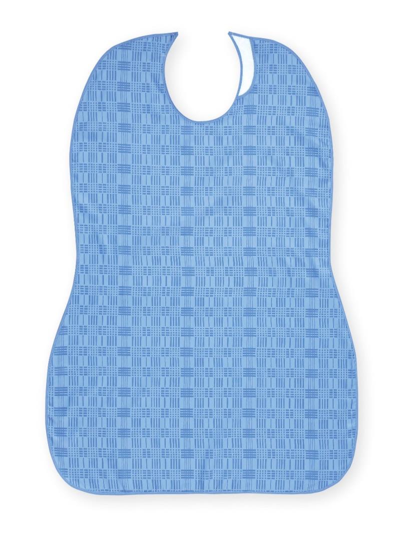 フットマーク 長持ちする大きなお食事エプロン フリーサイズ ブルー 403720