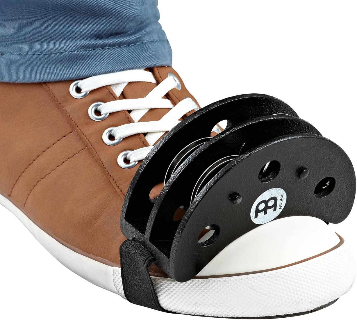MEINL Percussion マイネル フットパーカッション Foot Tambourine FJS2S-BK 【国内正規品】 ブラック