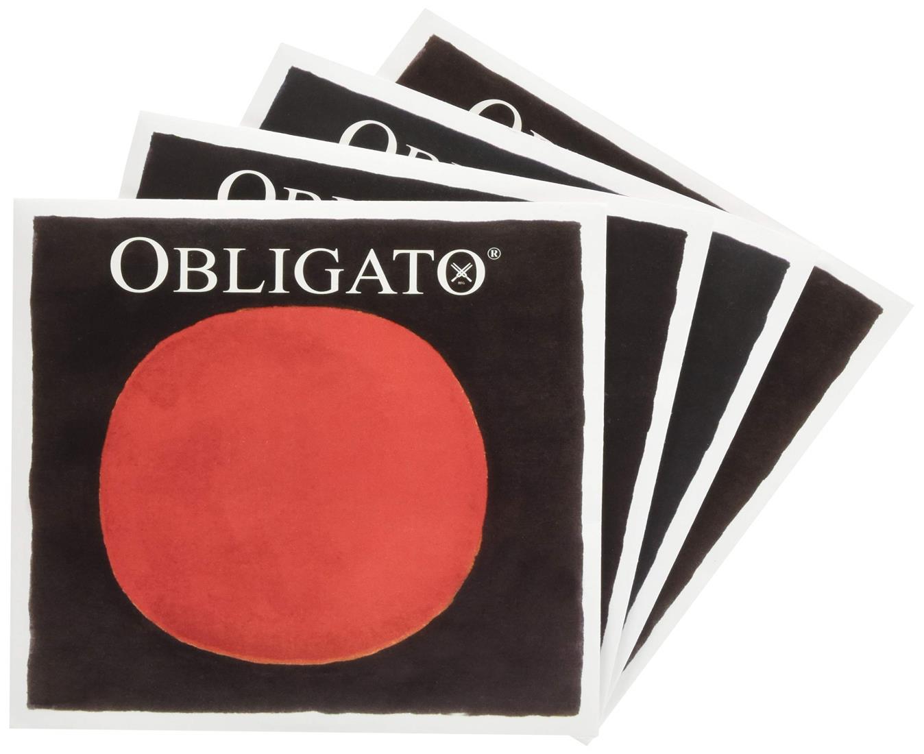 サイズ：1/4+1/8◆商品名：OBLIGATO オブリガート 分数バイオリン弦セット (1/4+1/8)ガット弦の音色を目標にピラストロ社の最新技術を用いてつくられたシンセティックバイオリン弦。温かみのある豊かな音でありながら、輝かしく倍音もしっかりと含んだ音を奏でます。素晴らしい音色とボリュームも備えます。演奏性も秀逸で、反応の良さも全音域で良好です。環境や温度と湿度の変化にも狂いが生じにく弦です。テンション:ミディアム