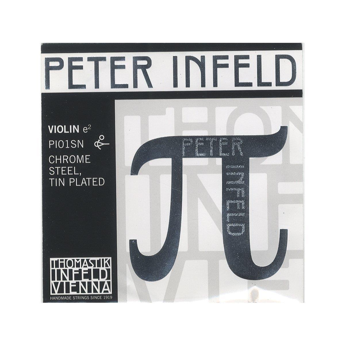 スタイル：(E線スズメッキ) PI01SN◆商品名：ペーター・インフェルド バイオリン弦 (バラ弦) (E線スズメッキ)バイオリン弦の名門、オーストリアのトマスティック・インフェルド社製トマスティークインフェルド社の前社長、故PETER INFELD氏の名を商品名に使った高級弦です。1E:PI01SN クロムスチール/スズメッキ必要に応じてボールを外しループエンドにできるように設計されているためボール&ループに対応致します。Thomastik-Infeld(トマスティック・インフェルト)社は、オーストリアのウイーンで、バイオリンの製作家と技術者の共同によって設立され世界的に圧倒的な支持を得ているブランドです。 トマスティークインフェルド社の前社長、故PETER INFELD氏の名を商品名に使った高級弦です。