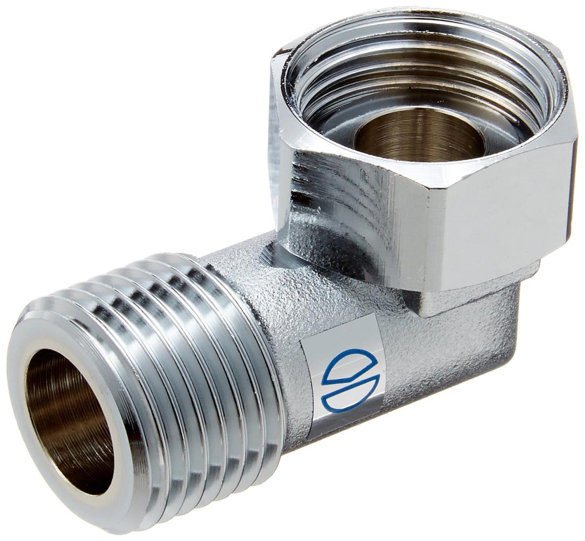 カクダイ(KAKUDAI) ナットつきフレキ用小曲りエルボ 646-111-13