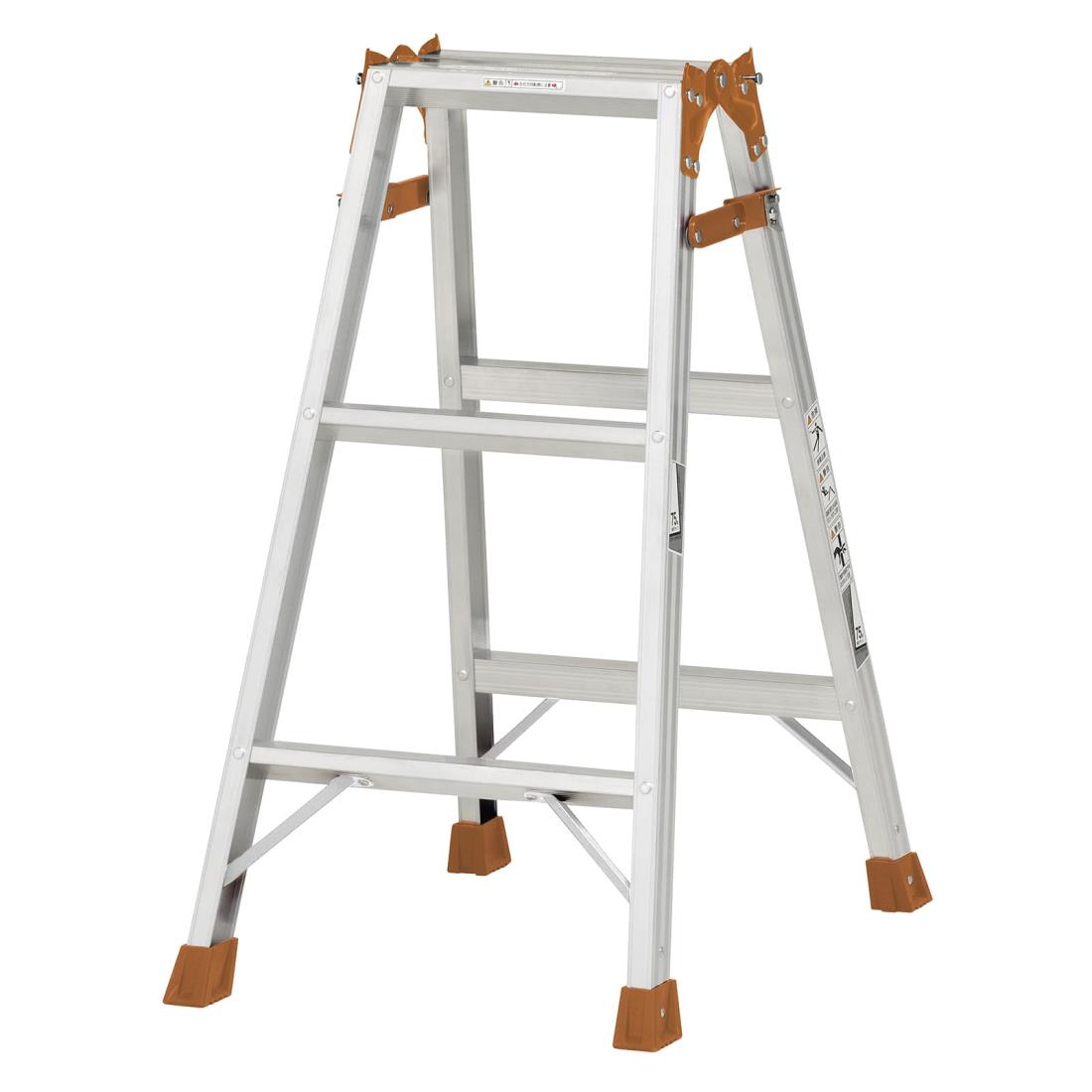 ピカ(PiCa) ピカコーポレイション 脚立 はしご兼用脚立 軽量 3段 3尺 80cm アルミニウム シルバー K-90D