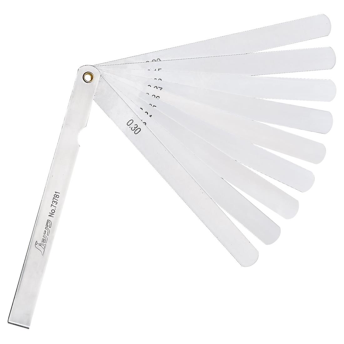 シンワ測定(Shinwa Sokutei) シックネスゲージ C 150mm 9枚組 73781