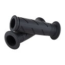 キジマ(Kijima) バイクパーツ グリップ ドクターミニ ラバー製 110mm φ22.2mm 貫通タイプ 汎用 ブラック 201-6806