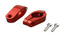 ポッシュフェイス(POSH FAITH) バイク用品 ブレースクランプのみ 22.2mmハンドル用 2個セット ディープオレンジ 090167-14