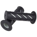 キジマ(Kijima) バイクパーツ グリップ SP1 ラバー製 114mm 22.2mm 非貫通タイプ 汎用 ブラック/ホワイト 201-6749