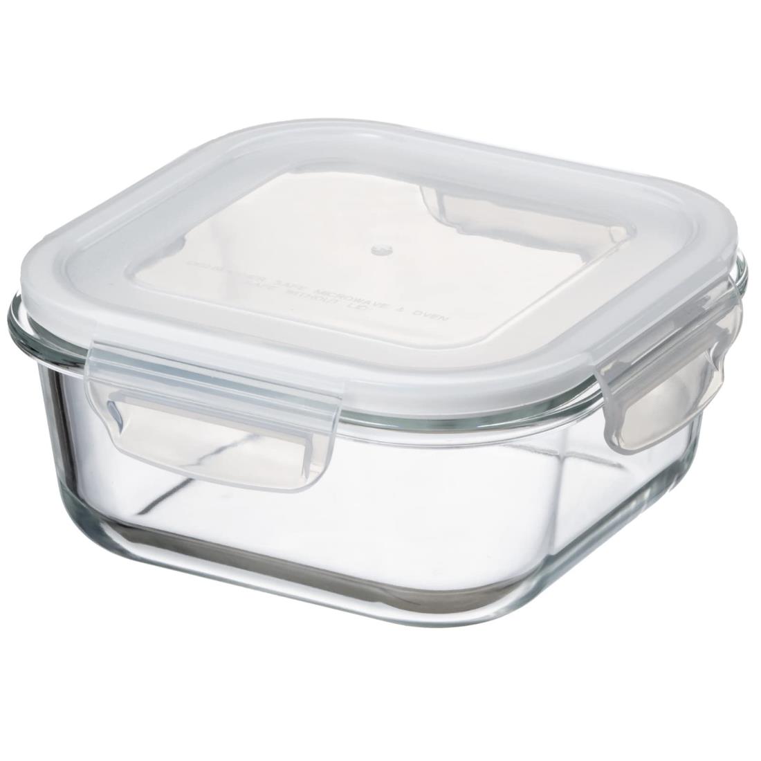 イシガキ産業 イシガキ 保存容器 サイズ:縦16.1×横16.1×高さ6.9cm 正方形 780ml DL 耐熱ガラス 容器 電子レンジ オーブン 食洗器 対応 4324 ホワイト