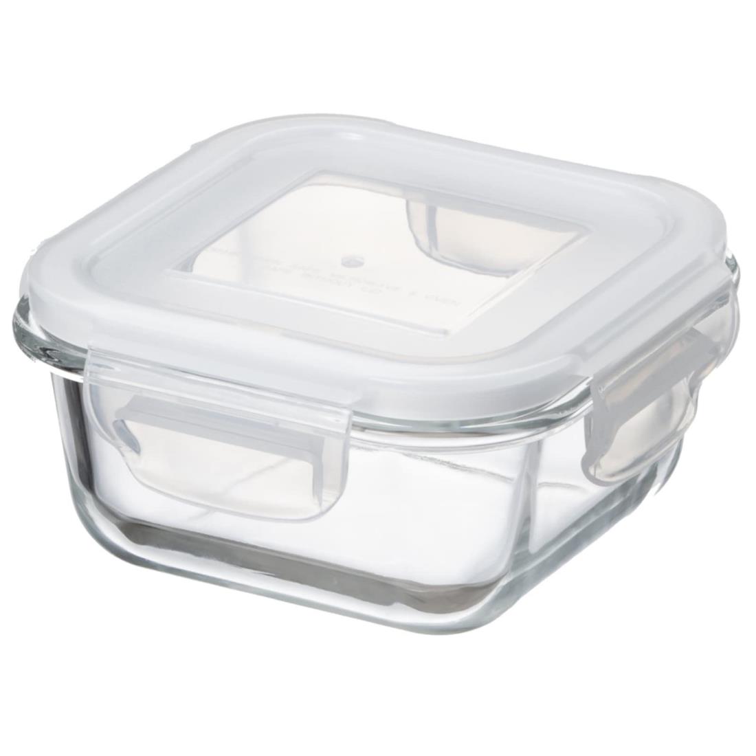 イシガキ 保存容器 サイズ:縦12.1×横12.1×高さ5.8 正方形 300ml DL 耐熱ガラス 容器 電子レンジ オーブン 食洗器 対応 4322 ホワイト