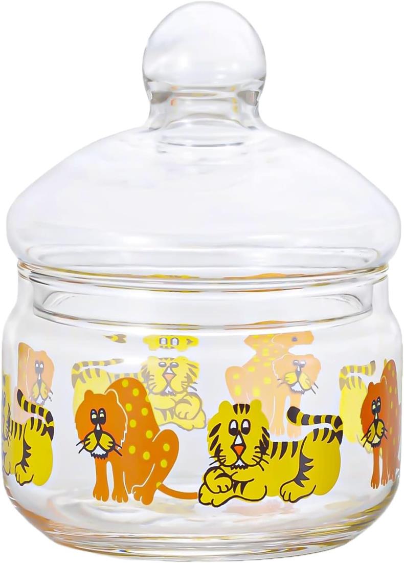 アデリア(ADERIA) 【 アデリアレトロ ボンボン入れ 360 ズーメイト 化粧箱入 日本製 1919 】 保存容器 昭和 レトロ ガラス キャニスター 密閉 容器 調味料入 瓶 密閉 コーヒー豆