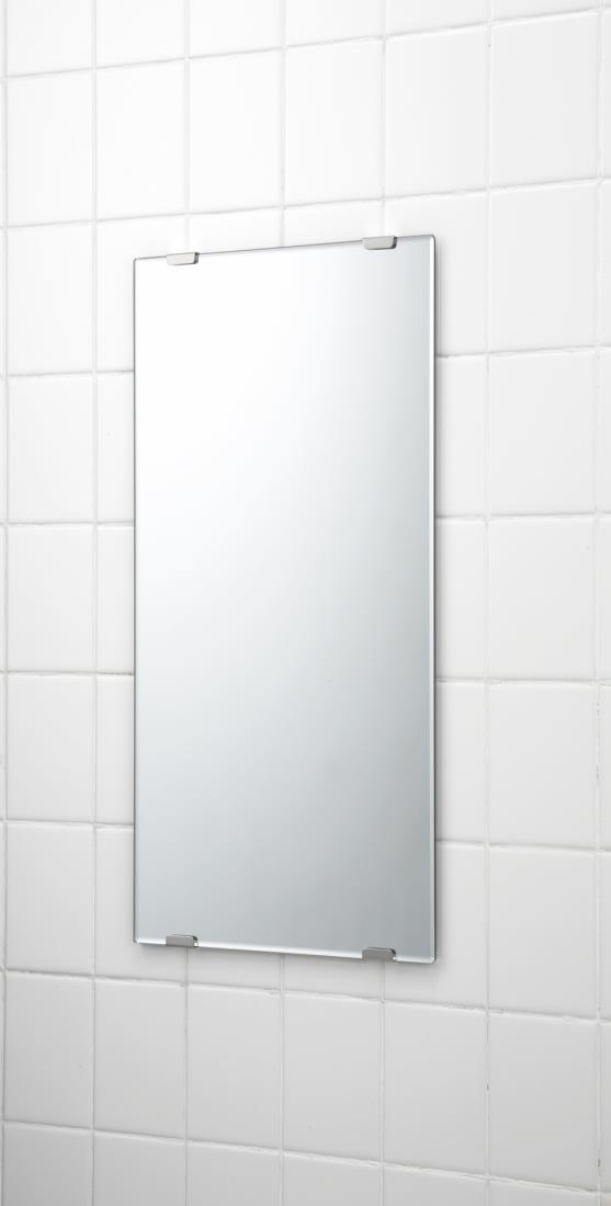 東プレ お風呂鏡 交換用鏡 約縦50.8×横35.6cm 厚さ5mm 耐湿加工 取り付け簡単 日本製 N-6 1枚入