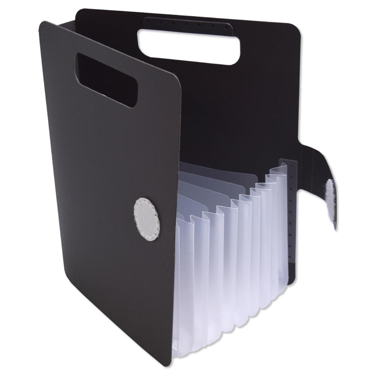 サクラクレパス おりがみ シール 収納ケース こまごまファイル ダークグレー TF-O#144