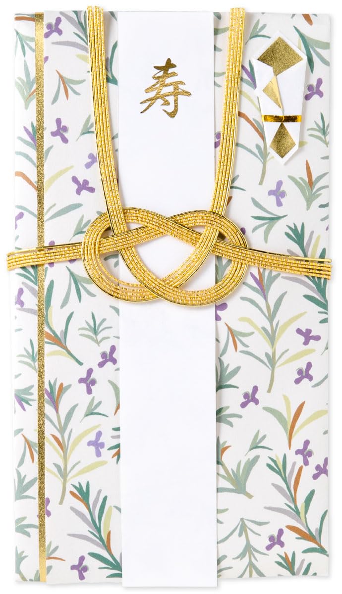 いろは出版 ご祝儀袋 金封 Wishing Plants 結婚式 花柄 結婚祝い 【ローズマリー】 GWP-03