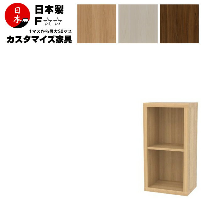 日本製 注文生産 コミック本棚 壁面収納 ファイルラック 高さ77cm(2段1列)