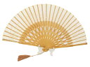 木骨 変形組合骨 木扇【秋草柄】/組み合わせ骨/うねり/7寸 ピーニャ生地/シルクファン・アールデコ ブランド/