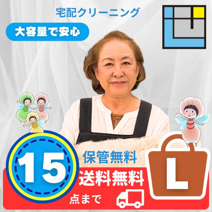 【宅配クリーニング】15点パックL｜