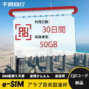 eSIM Wi-Fiよりも圧倒的に速い! esimカード 超高速データ QRコード納品 一時帰国 留学 短期 出張 使い捨て 30日間 2GB/日 アラブ首長国...