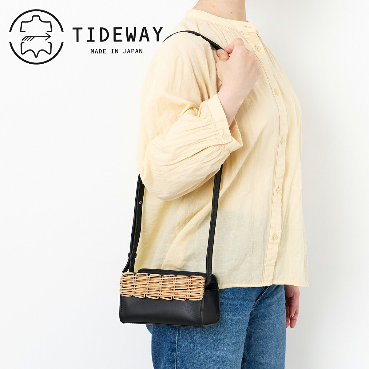 Rakuten - 【タイドウェイ 3年保証＋プレゼント付】 [ 2026年 春夏新作 ] TIDEWAY タイドウェイ バッグARUROG×LEATHER ARUROG MINI SHOULDER T3185レディース ショルダーバッグ かごバッグ ミニ 斜めがけ ギフト かわいい おしゃれ プレゼント ブランド