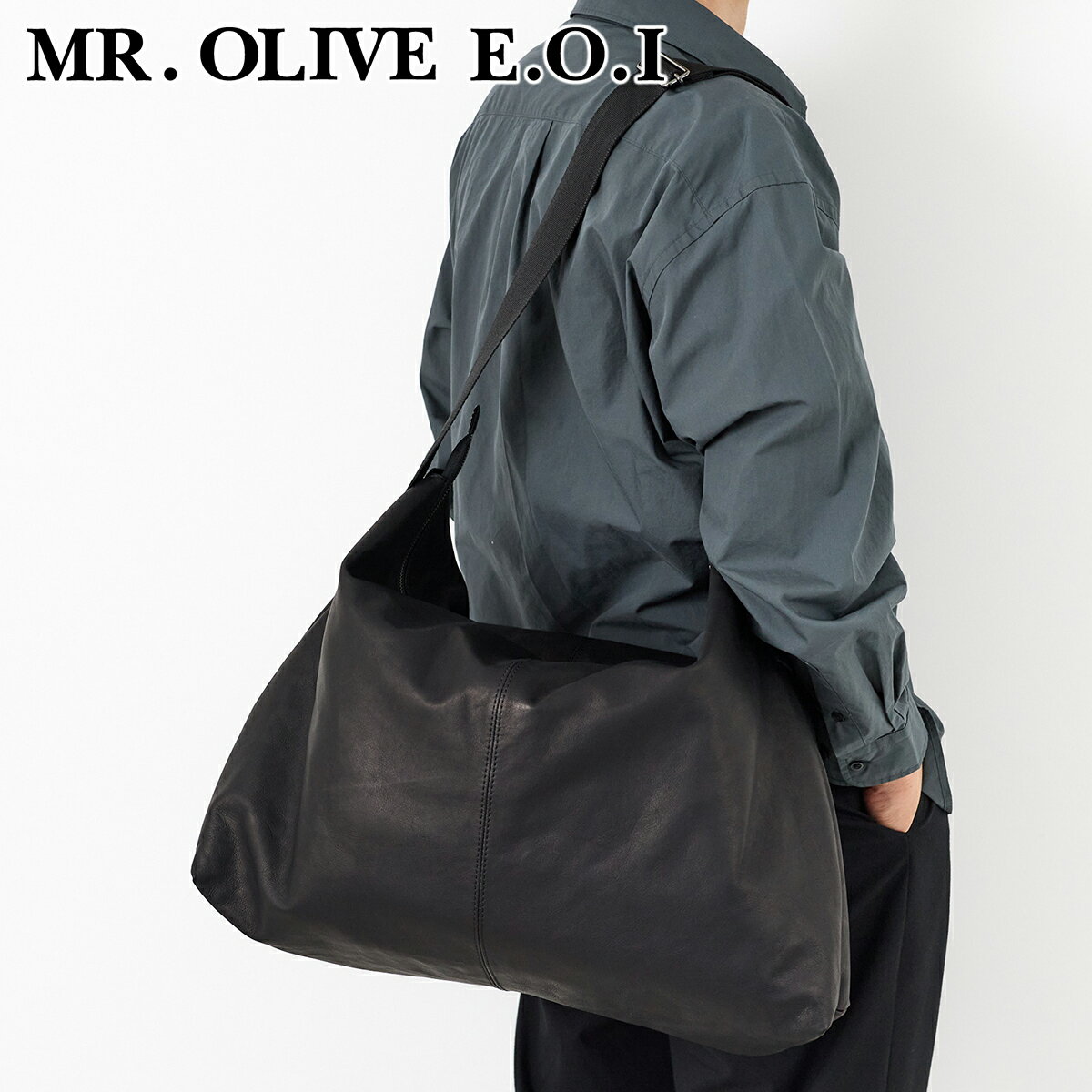  MR.OLIVE E.O.I ミスターオリーブ イーオーアイ バッグIMPERMA-LEATHER インパーマレザー MESSENGER BAG ME613メンズ メッセンジャーバッグ ショルダーバッグ 斜めがけ 日本製 ギフト プレゼント ブランド
