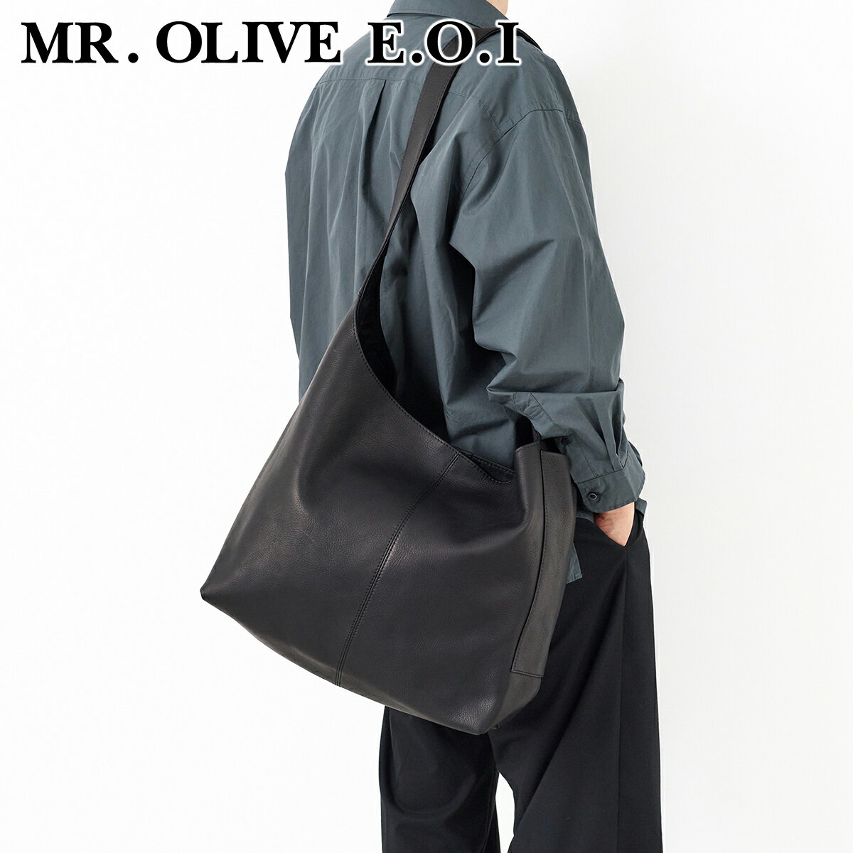  MR.OLIVE E.O.I ミスターオリーブ イーオーアイ バッグIMPERMA-LEATHER インパーマレザー ONE SHOULDER BAG ME667メンズ ショルダーバッグ 斜めがけ 日本製 ギフト プレゼント ブランド