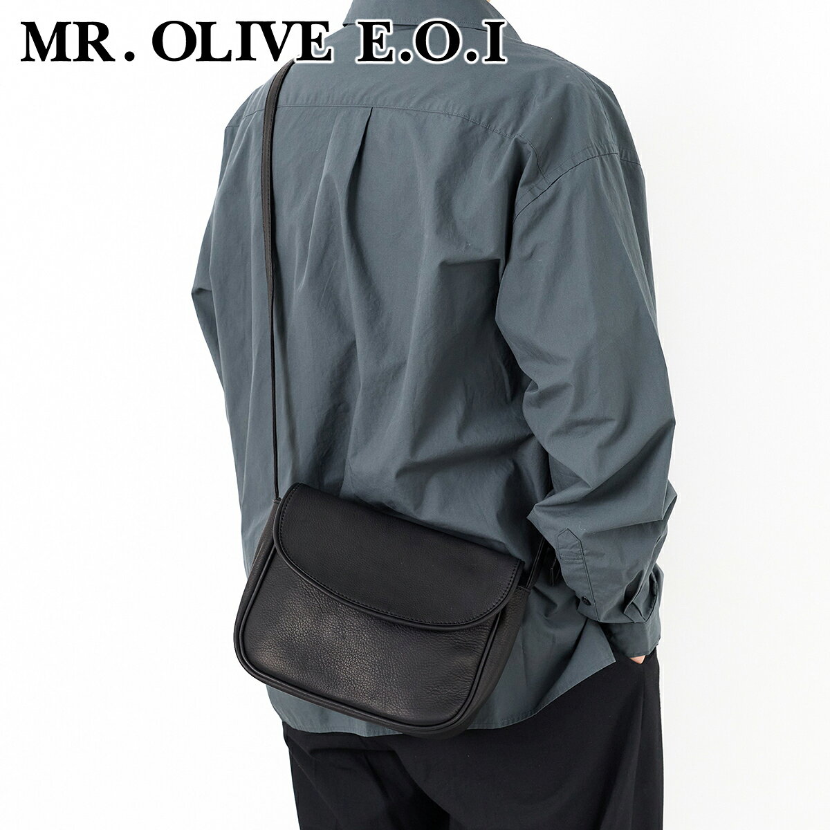  MR.OLIVE E.O.I ミスターオリーブ イーオーアイ バッグIMPERMA-LEATHER インパーマレザー NEAT SHOULDER BAG ME668メンズ ショルダーバッグ 斜めがけ 日本製 ギフト プレゼント ブランド