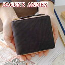 【選べるかわいいノベルティ付】 BAGGY'S ANNEX バギーズアネックス 財布OILED CLASSIC 小銭入れ付き二つ折り財布(ラウンドファスナー式)...