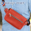 【マラソン限定!最大p53倍&選べるノベルティ付】 BAGGY PORT バギーポート バッググローブレザー ボディバッグ YNM-228YNM228 メンズ ...