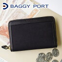 バギーポート 財布 メンズ 【選べる実用的ノベルティ付】 BAGGY PORT バギーポート 財布高密度ミリクロス 小銭入れ付き二つ折り財布（ラウンドファスナー式） ZKM-452メンズ レディース 二つ折り ラウンドファスナー 撥水生地 ミルスペック素材 ブランド