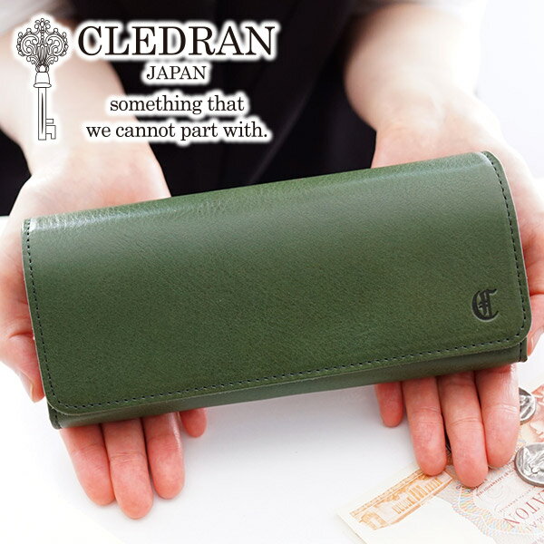 【選べるかわいいノベルティ付】 CLEDRAN クレドラン 長財布PAPI（パピ） 小銭入れ付き長財布 CR-CL3465レディース 財布 日本製 ギフト かわいい おしゃれ プレゼント ブランド