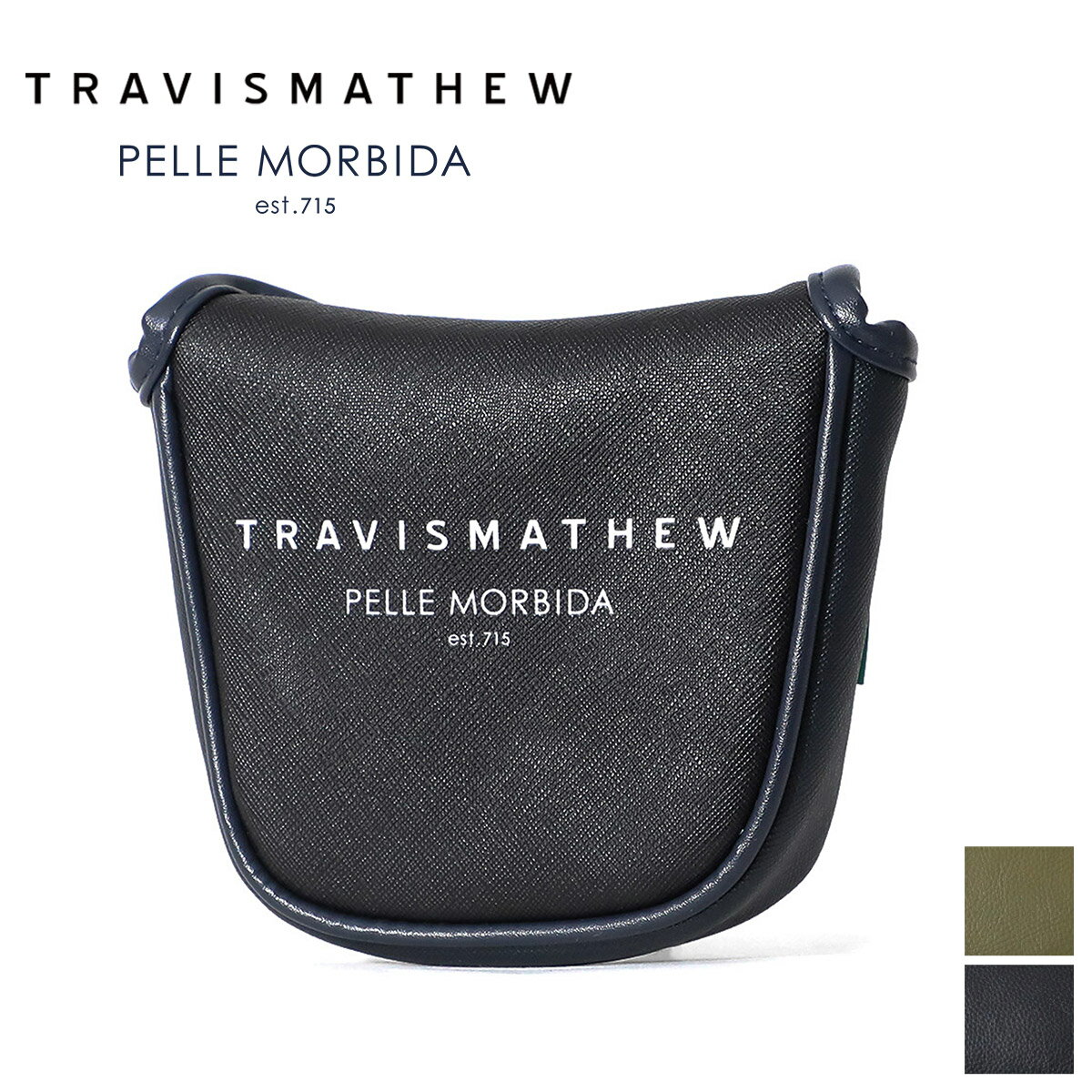  PELLE MORBIDA ペッレモルビダ ヘッドカバーTRAVISMATHEW PREMIUM × PELLE MORBIDAパターケース（マレットタイプ） PMO-TMPG010メンズ Golf ゴルフ パター ケース スポーツ 小物 モルビダ トラヴィスマシュー