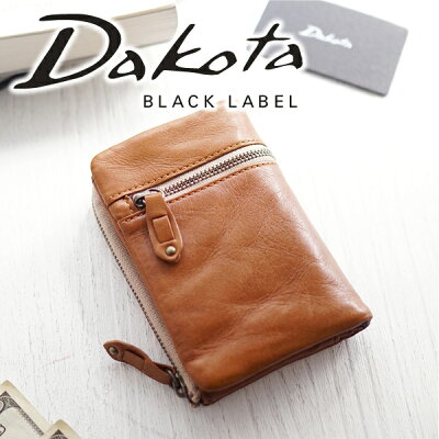 【ケアセット+Wプレゼント付】 Dakota BLACK LABEL ダコタ ブラックレーベル 財布バルバロ 小銭入れ付き二つ折り財布 0624700( 0623000 )メンズ ダコタ 財布 二つ折り ギフト プレゼント ブランド ブラック