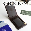 コルボ 【選べる実用的ノベルティ付】 CORBO. コルボ -Libro- リーブロシリーズICカード・パスケース(非接触型ICカード 誤動作防止剤内臓) 8LF-9431メンズ パスケース 日本製 ギフト プレゼント ブランド 通勤 改札 堅牢 丈夫 イタリア製 オイルレザー