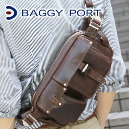 バギーポート ミニショルダーバッグ メンズ 【4/25限定★最大100%ポイントバック】 BAGGY PORT バギーポート オイルバケッタ ボディーバッグ(小) JOB-938メンズ バッグ ショルダーバッグ 日本製 ギフト プレゼント ブランド 前掛け 斜めがけ