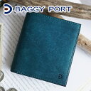 【選べる実用的ノベルティ付】 BAGGY PORT バギーポート 財布ブオナ 小銭入れ付き二つ折り財布 ZYS-2407メンズ レディース 二つ折り ギフト プエブロレザー プエブロ PUEBLO イタリアンレザー 軽量 お祝い プレゼント 定番 シンプル 本革 ナチュラル 人気