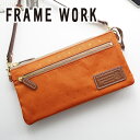 【4/25限定★最大100 ポイントバック】FRAME WORK フレームワーク 長財布 バッグボヤージュ お財布ポシェット 0048001（0047306）framework レディース お財布ショルダーバッグ ポシェット ギフト かわいい おしゃれ プレゼント ブランド