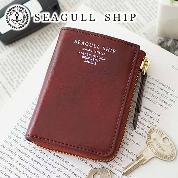 バギーポート 【選べるかわいいノベルティ付】 SEAGULL SHIP シーガルシップ キーケースイタリア バルサピアラックス キー＆カードケース（L字ファスナー） キーホルダー SZKM-1204レディース メンズ スマートキー 小物 BAGGY PORT バギーポート プレゼント 定番 シンプル