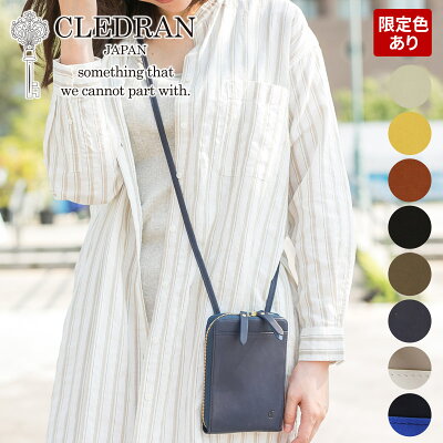 【選べるかわいいノベルティ付】 CLEDRAN クレドラン 長財布 バッグROCHE(ロシュ) マルチショルダーバッグ CR-CL3213レディース 財布 お財布ショルダーバッグ ポシェット 2WAY 斜めがけ 日本製 ギフト ブランド プレゼント 女性 定番