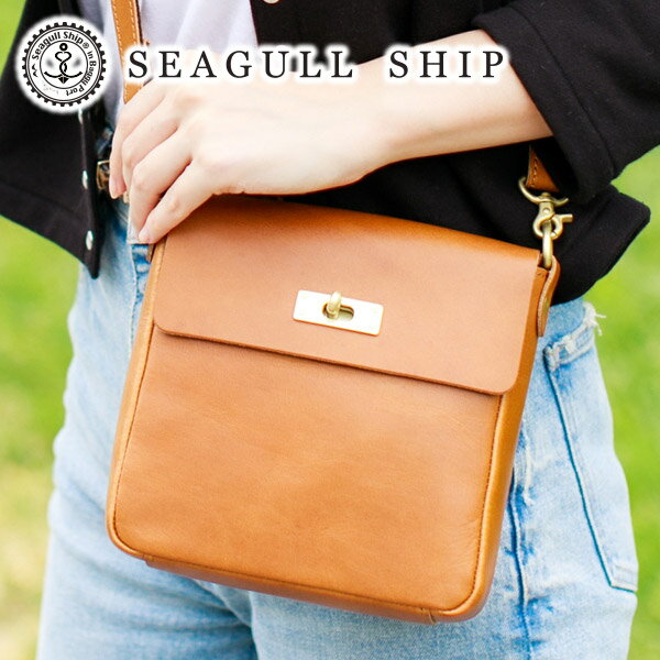  SEAGULL SHIP シーガルシップ バッグダブルオイル ブイアイレザー ショルダーバッグ(小) CMAK-1025レディース シーガル シップ BAGGY PORT バギーポート 日本製 男女兼用 ユニセックス