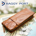 バギーポート 革長財布 メンズ 【選べる実用的ノベルティ付】 BAGGY PORT バギーポート UDO ラウンドファスナー 小銭入れ付き 長財布 HRD-770メンズ 財布 長財布 ギフト センティーレ sentire ブランド プレゼント 定番 シンプル 本革 ナチュラル 人気