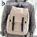 【選べる実用的ノベルティ付】 BAGGY PORT バギーポート バッグ6号帆布洗い加工×BLACK リュックサック GRN-033メンズ レディース リュック デイパック バックパック 男女兼用 日本製 旅行 旅行バッグ トラベルバッグ 小旅行 プレゼント ブランド 二泊