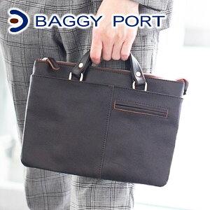 【実用的Wプレゼント付】 BAGGY PORT バギーポート バッグKOI SLANTING 2WAY コーアイ ミニ ブリーフケース KOT-1005メンズ レディース ビジネス対応 カーフレザー クラッチバッグ 薄マチ 日本製 ブランド ホワイトデー