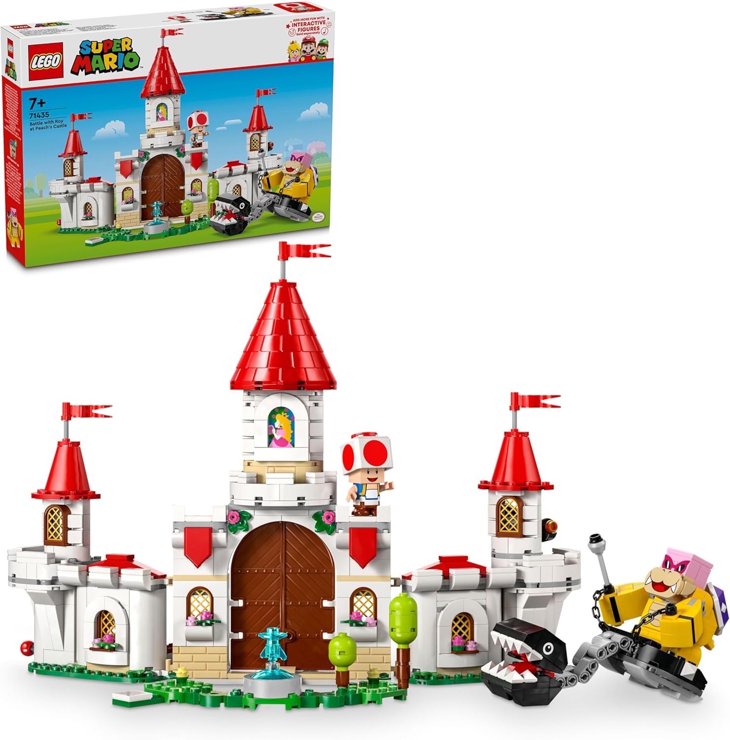 Rakuten - 【マラソン期間中ポイント5倍】レゴ(LEGO) スーパーマリオ ロイ と 対決! ピーチ城 おもちゃ 玩具 誕生日 プレゼント ブロック 女の子 男の子 子供 7歳 8歳 9歳 小学生 マリオ グッズ ゲーム 71435