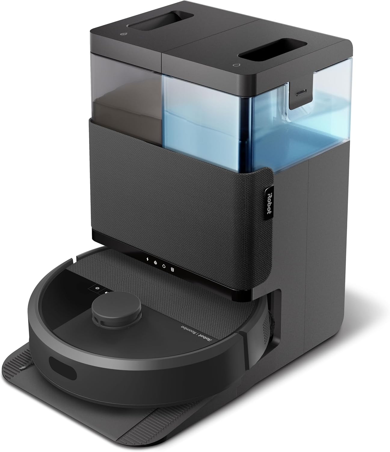 ルンバ(Roomba)Plus 405 Combo ロボット + AutoWash 充電ステーション (ロボット掃除機) iRobot【水拭き/両用/【期間中特別価格】多機能充電ステーション搭載/自動ゴミ収集/モップの自動洗浄・乾燥機能付き/パワーリフト吸引/マッピング/アプリ操作G185060ブラック