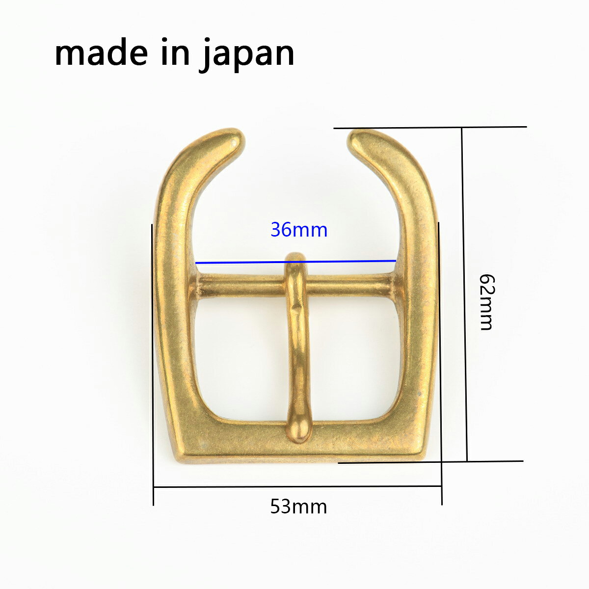 senwa 真鍮生地 ニッケル 35mm幅バックル べルト用 交換用美錠 尾錠 レザークラフト用金具 付け替え ファッション senwashop-10000079 千禾shop 楽天市場店 サンプル画像3