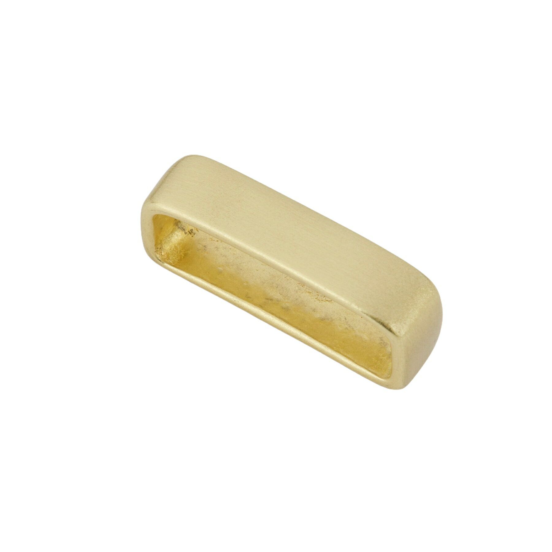 senwa 真鍮生地 巾 30/35/40mm ベルトバックル ループ ハンドメイド 定環 ブラス Dリング サルカン