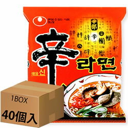 辛ラーメン1箱40個入り（韓国食品、麺類、インスタントラーメン）