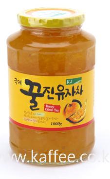 ゆず茶（蜂蜜入り）1kg×9個（韓国飲料、お茶）国際ゆじゅちゃ