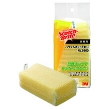 [5個セット送料無料]3M　スコッチブライトパワフルネットたわし　No.9100　5個セット《スリーエムジャ..