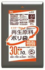 [エコマーク認定商品][同一メーカー3ケース以上送料無料]GI32[ポリ袋30L黒][LLDPE][厚み0.030][10枚×80冊][ハウスホールドジャパン正規代理店][事業者限定]※北海道・九州・沖縄は別途地方送料をいただきます。