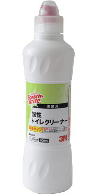 3M酸性トイレクリーナー　500ml【汚れや黄ばみの分解力に優れた酸性タイプ！】《スリーエムジャパン正規取扱店》[事業者限定]