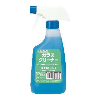 [12本入送料無料] ガラスクリーナー【500mLスプレー付き×12本】【ガラス用洗浄剤】【環境にも手肌にもやさしいガラス用クリーナー】《サラヤ正規代理店》[事業者限定]●北海道、沖縄離島は別途送料がかかります。